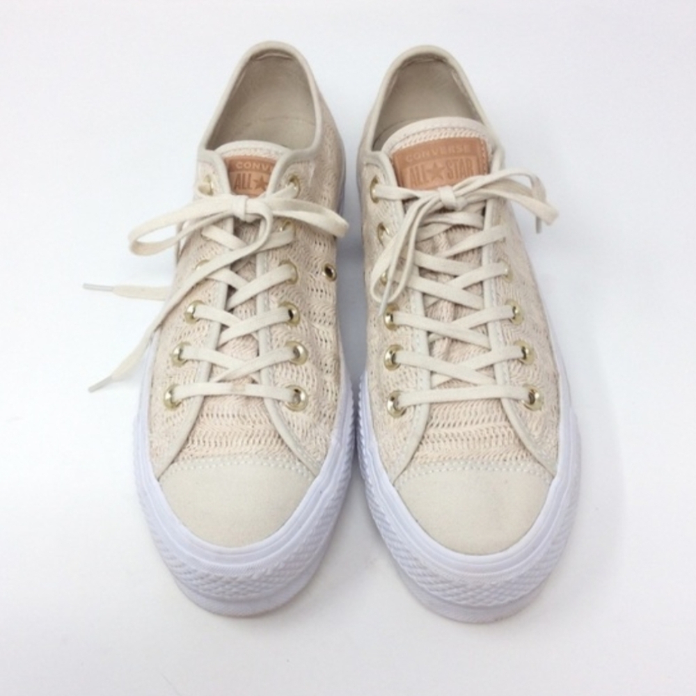 CONVERSE CHUCK TAYLOR ALL STAR Lift Ox 'Driftwood' Women's Size 6 - Picture 2 of 7